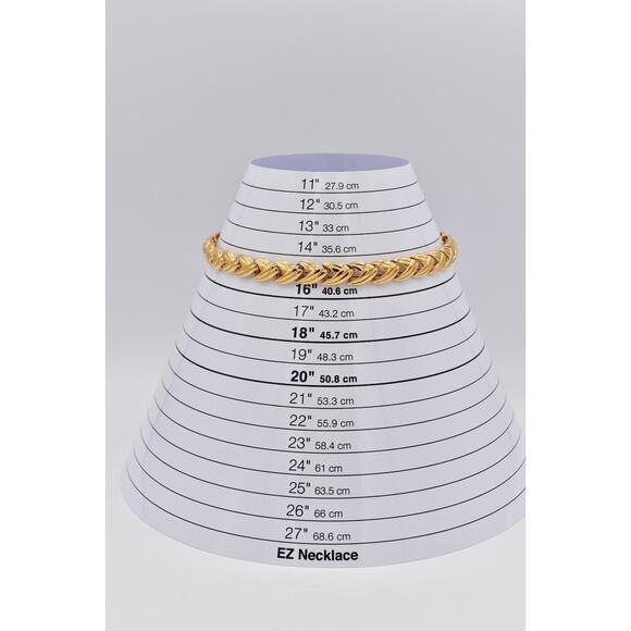 Krementz Vintage Choker Chain Necklace Linked Gold Tone Chunky Signed 60s BinBQ - Picture 12 of 12